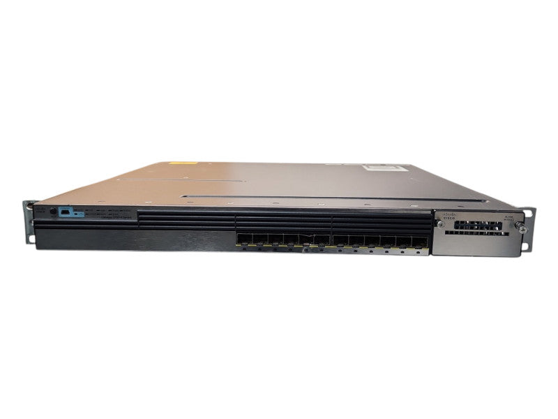 Cisco WS-C3750X-12S V01, 12-Port Gigabit SFP Switch w/ 2x 350WAC