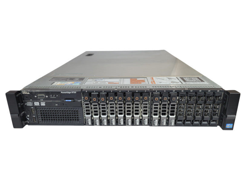 Dell PE R720 - 2x Xeon E5-2609 v2 48GB RAM NO HDD PERC H710P MINI 2x750W PSU %