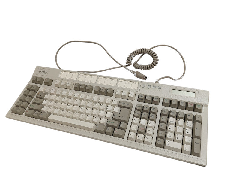 Vintage Focus Electronics 50001 Keyboard 5 Pin FCC ID: FSQ4VY FK-5001 =