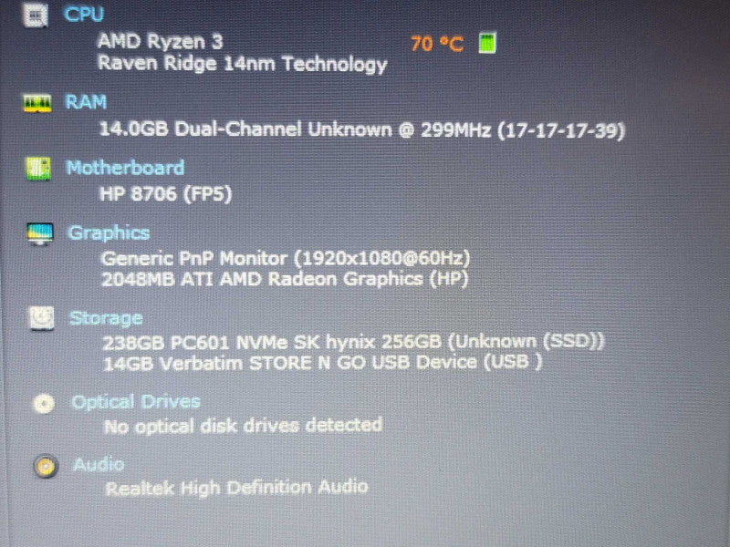 HP Laptop 15" Ryzen 3 3250U 16GB RAM 256GB SSD READ β BudLap