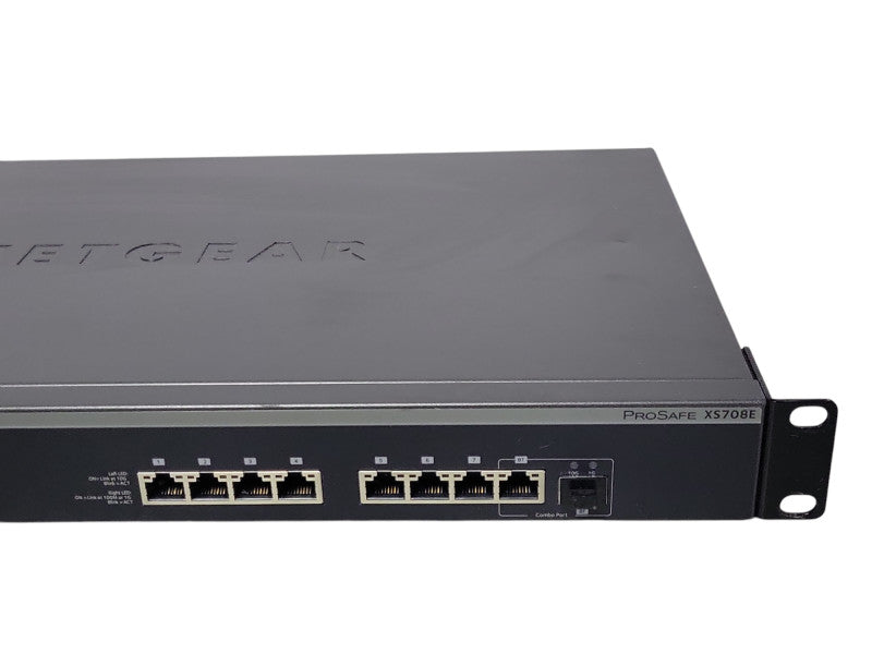 Netgear ProSafe Plus 10GBASE-T Switch 8-Port 10Gbps XS708E _
