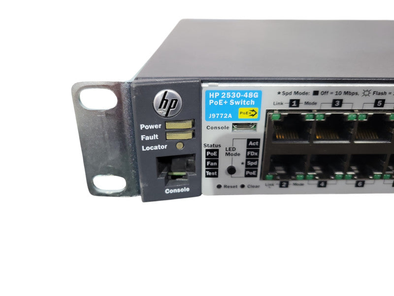HP 2530-48G PoE+ Switch 48 Port Gigabit Ethernet PoE+ 4x 1G SFP Port - J9772A !