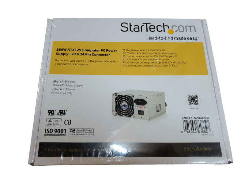 StarTech ATX12POWER350 - ATX12V 2.01 - AC 115/230 V - 350 Watt  Q
