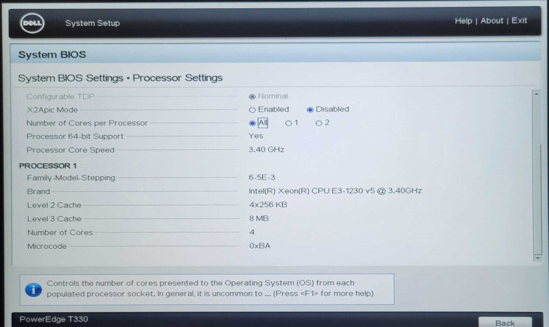 Dell PowerEdge T330 Xeon E3-1230v5 3.40GHz 24GB DDR4 PERC H730, 3x 2TB SAS _