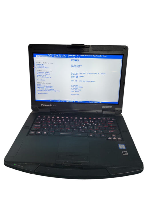 Panasonic Toughbook FZ-55, i5-8365U, 16GB RAM, 1TB+256GB, 2340 Hours Q! Lap200