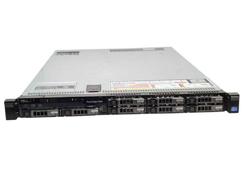 DELL PowerEdge R620 1U Loaded 2x Intel Xeon E-2680 v2 128GB RAM 8x 600GB SAS  -
