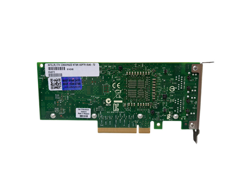 Intel X540-T2 | 2-Port 10GBaseT RJ-45 PCIe 3.0 x8 Network Card | Low Profile