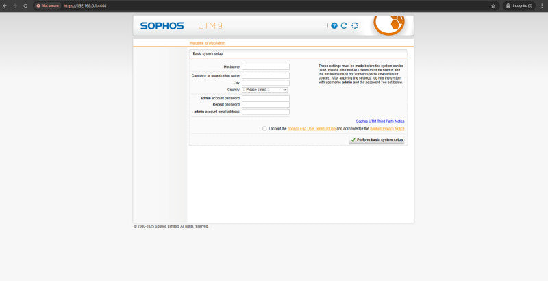 Sophos SG210, Firewall Network Security Appliance No SSD, Factory Reset