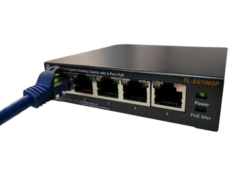 TP-Link TL-SG1005P-PD 5 Port PoE Passthrough Gigabit Ethernet Switch