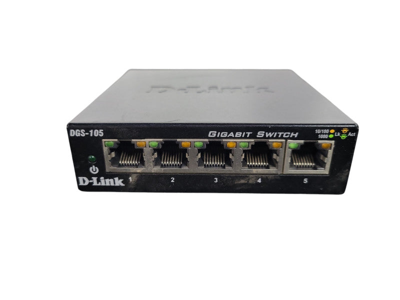 D-Link DGS (DGS-105) 5-Port Gigabit External Switch !