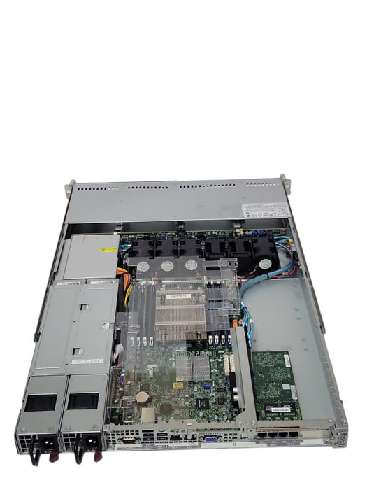 Supermicro X10SRW-F 1U, Xeon E5-2680v3 2.50GHz, 32GB DDR4, 2x PSU, 4x 3.5" Ba _