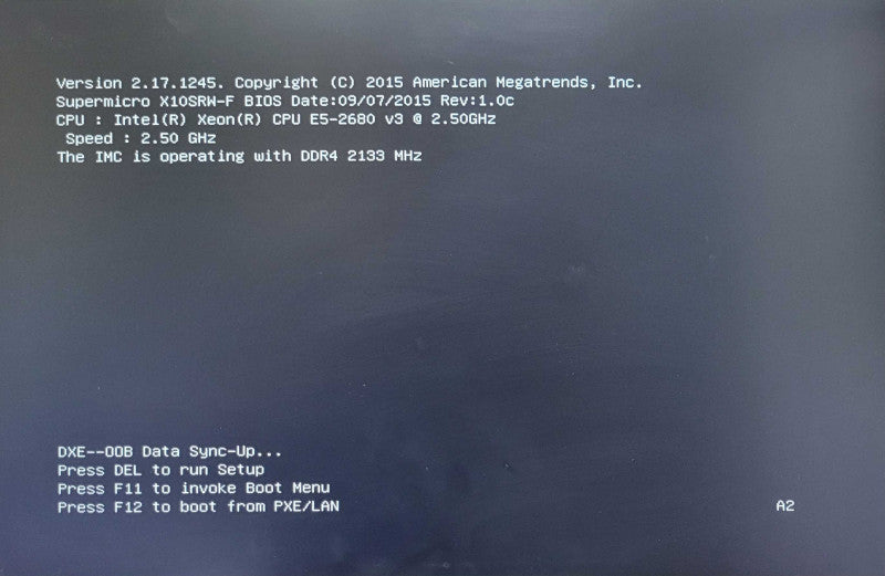 Supermicro X10SRW-F 1U, Xeon E5-2680v3 2.50GHz, 32GB DDR4, 2x PSU, 4x 3.5" Ba _