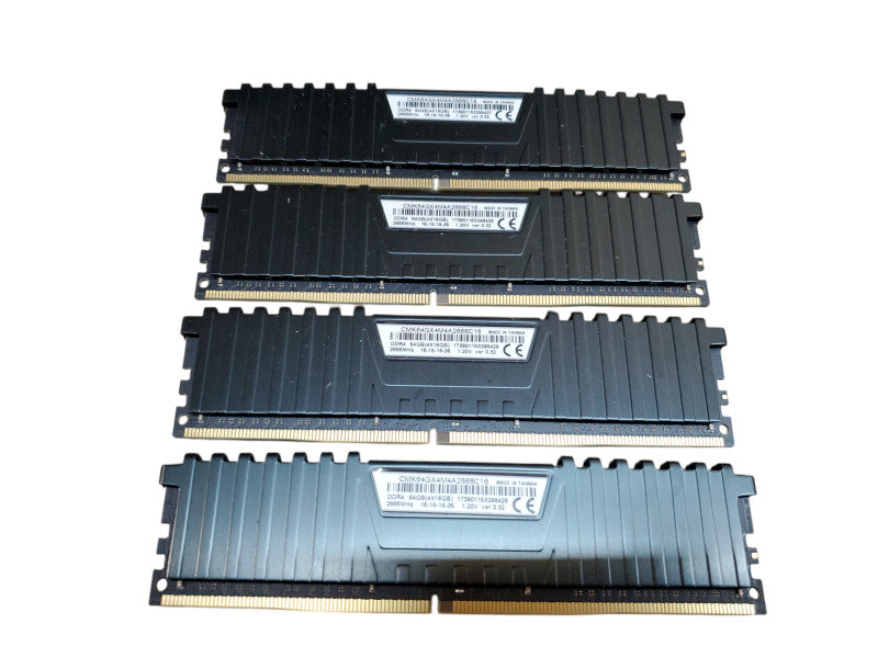 Pack 64GB RAM  4x 16GB  DDR4  Vengeance LPX 3200MHz