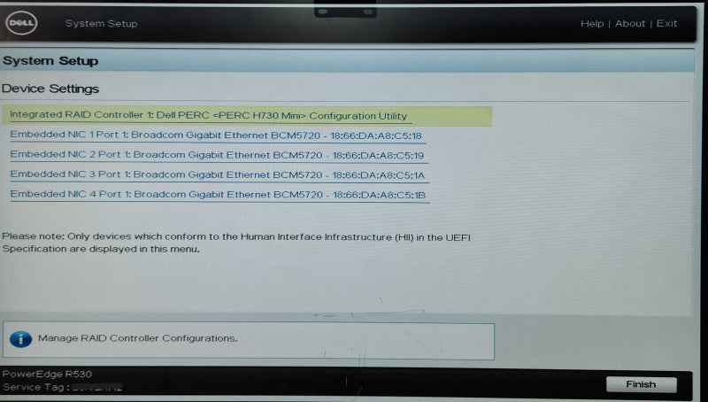 Dell PE R530 8x3.5", 2x Xeon E5-2640 v4 2.40GHz, 32GB DDR4, H730 Mini