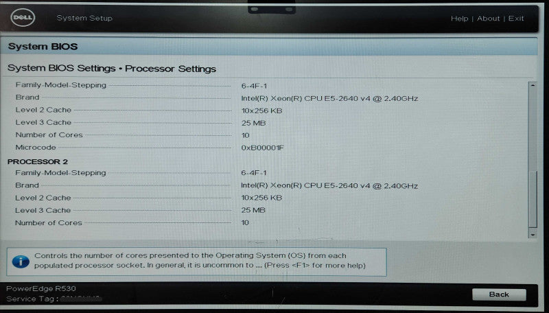 Dell PE R530 8x3.5", 2x Xeon E5-2640 v4 2.40GHz, 32GB DDR4, H730 Mini