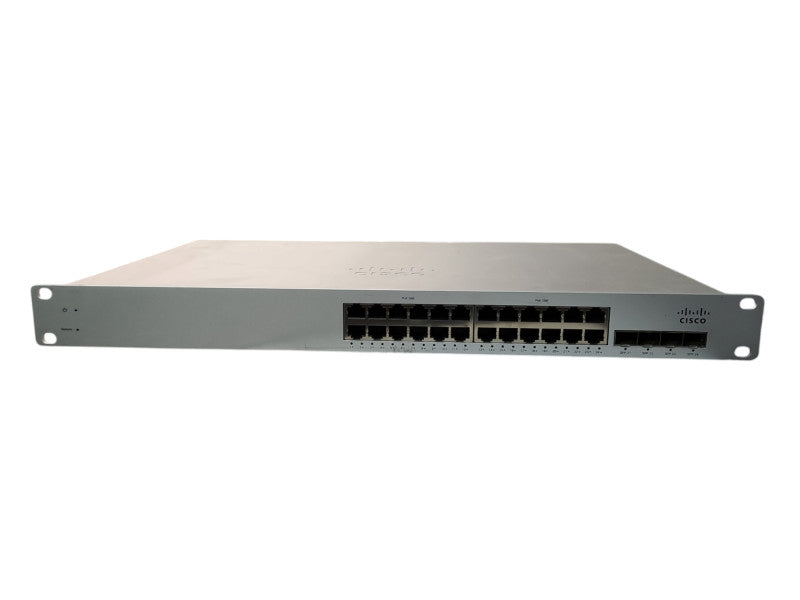 Cisco Meraki MS220-24P, 24-Port Gigabit PoE Switch, 4x SFP, Unclaimed