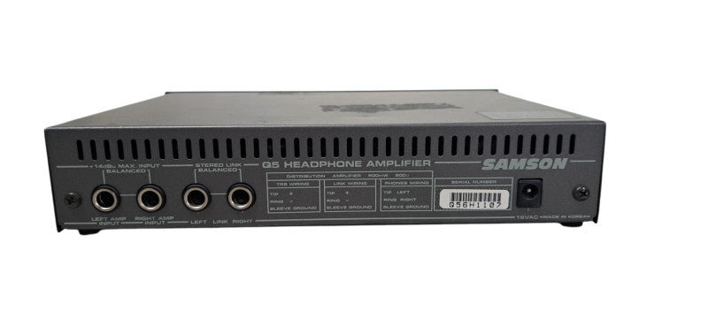Samson Q5 5 Channel Headphone Amplifier | READ