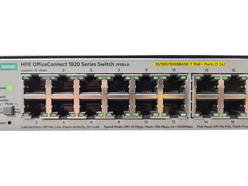HPE OfficeConnect 48-port PoE+ Gigabit Network Switch J9984A