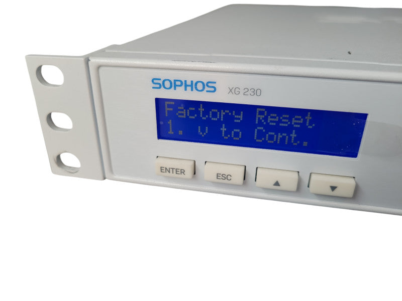 Sophos XG 230 Rev2 Firewall Security Appliance, Factory Reset !