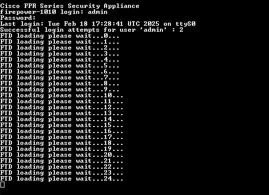 Cisco Firepower 1000 Series, FPR-1010, Factory Reset