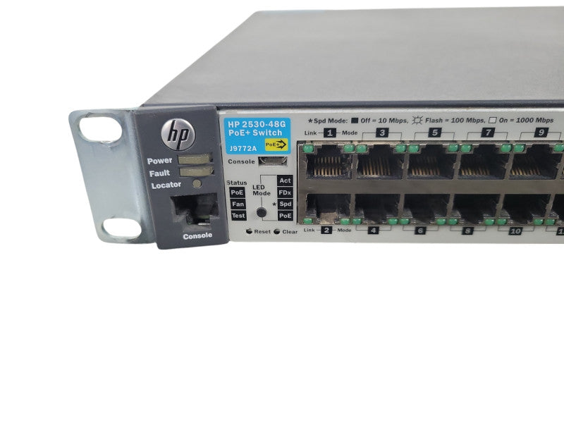 HP 2530-48G PoE+ Switch 48 Port Gigabit Ethernet PoE+ 4x 1G SFP Port - J9772A !
