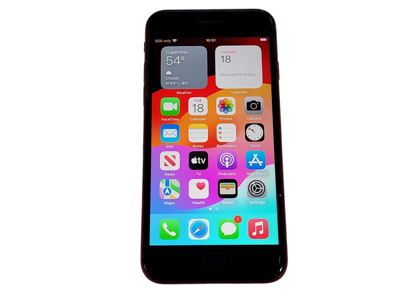 Apple iPhone SE 2 - 128GB - Red [A2275] (