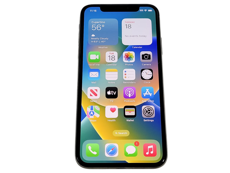 Apple iPhone X - 64GB - Silver [A1901] (