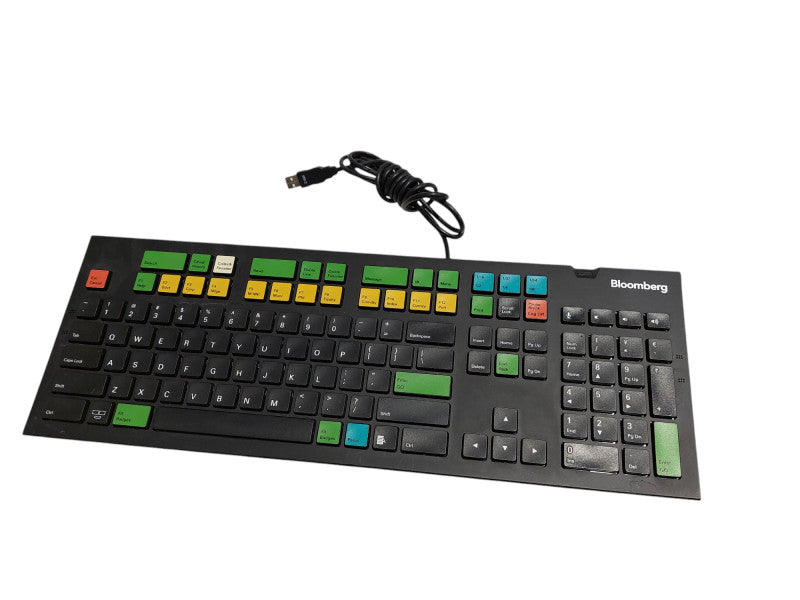 Bloomberg STB100 Wired USB Black Financial Stock Trading Keyboard =