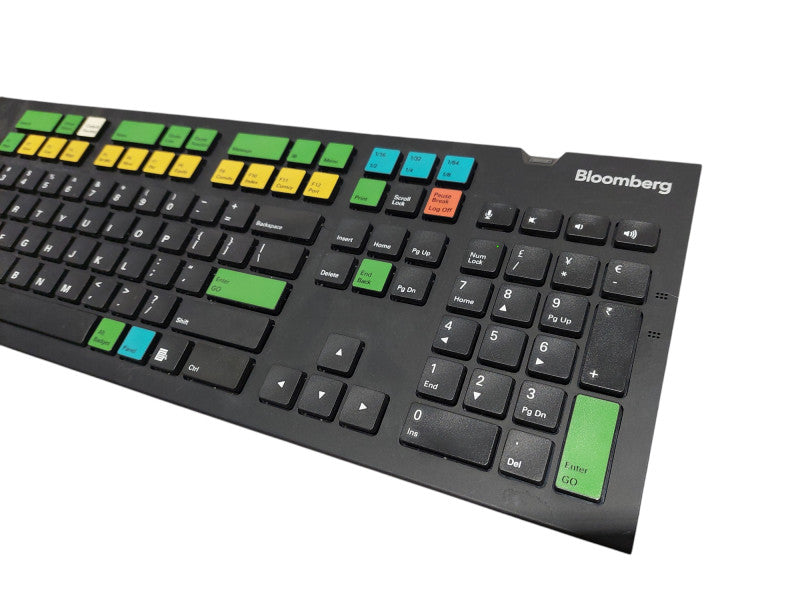 Bloomberg STB100 Wired USB Black Financial Stock Trading Keyboard =