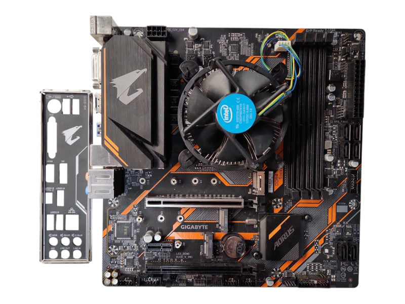 Gigabyte B365M AORUS ELITE w/ Intel Core i5-9400F CPU Processor & I/O Shield