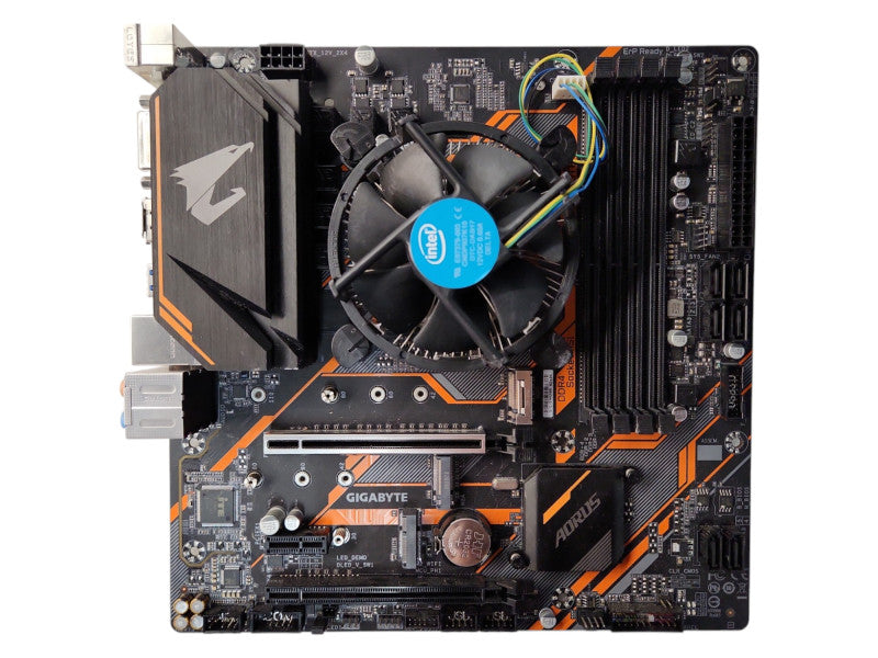 Gigabyte B365M AORUS ELITE w/ Intel Core i5-9400F CPU Processor & I/O Shield