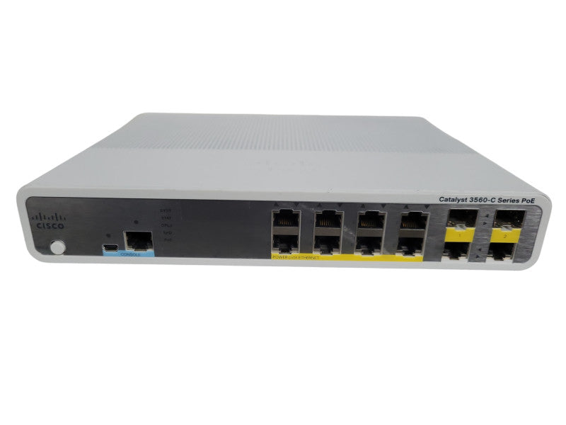 Cisco WS-C3560C-8PC-S V01 8 Port Catalyst 3560-CG Series PoE Ethernet Switch  !