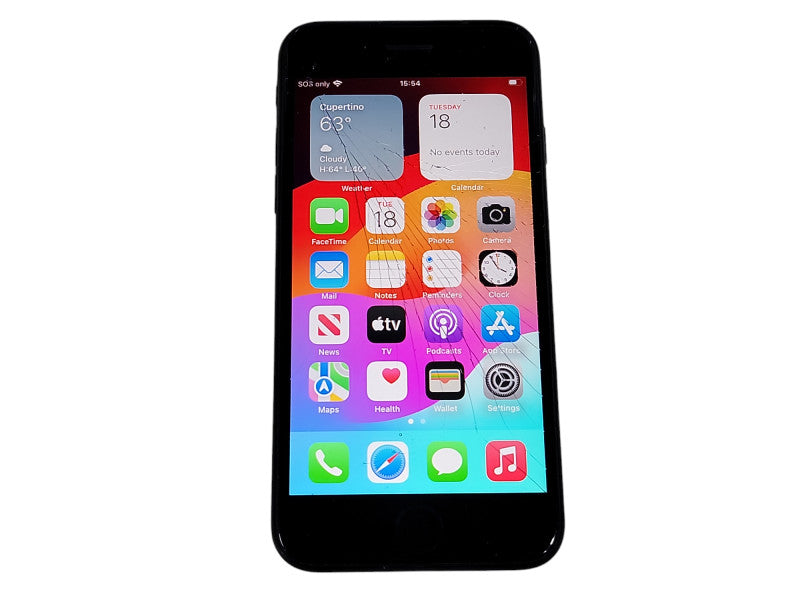 Apple iPhone SE 2 - 64GB - Black [A2275 | Read] (