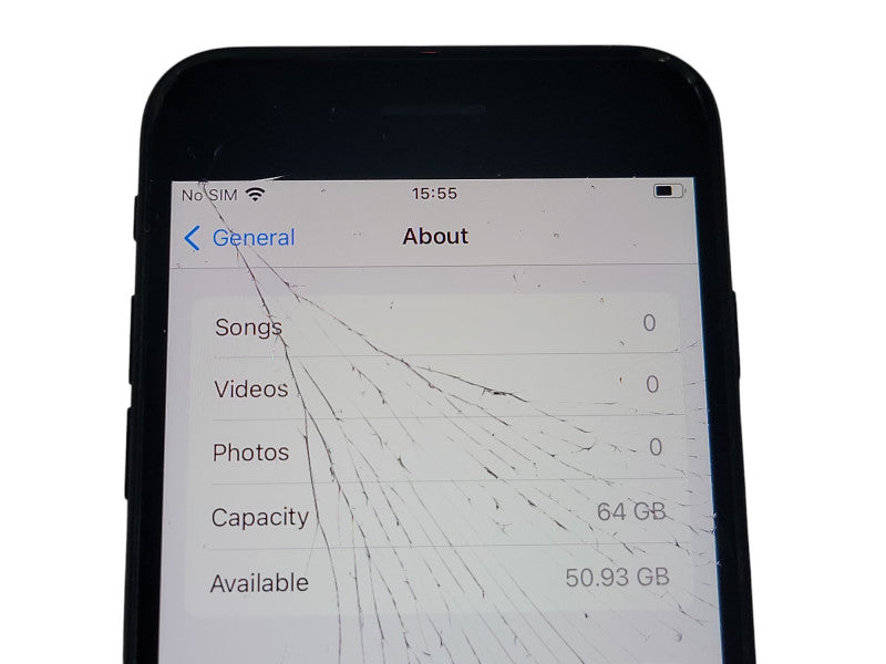 Apple iPhone SE 2 - 64GB - Black [A2275 | Read] (