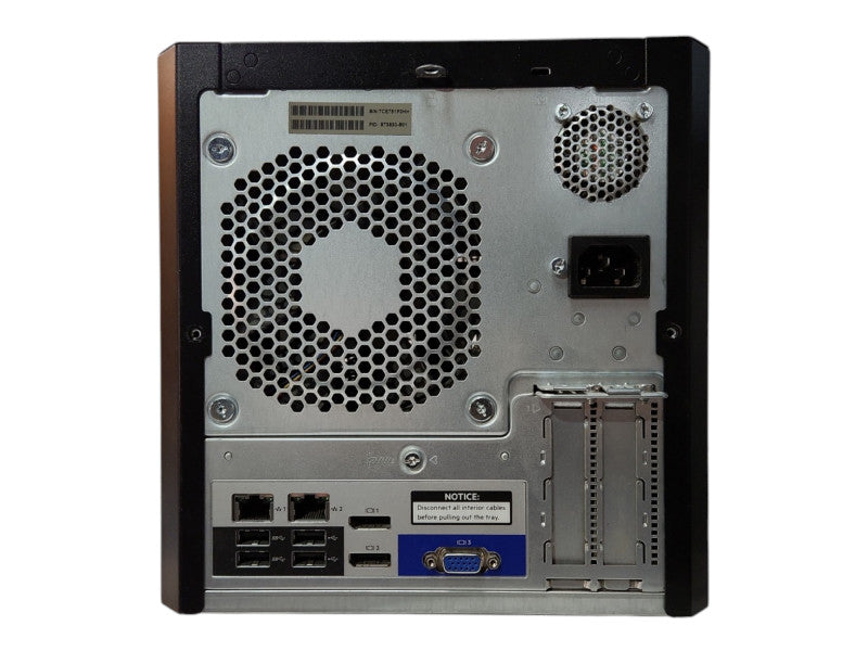 HPE ProLiant MicroServer Gen10 Server AMD Opteron X3216 APU, 8GB RAM, No HDD