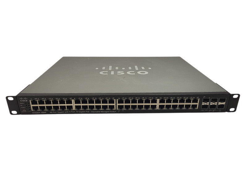 Cisco SG500X 48MP- 48 Ports 10/100/1000 with 4-Port 10-Gigabit POE+  $