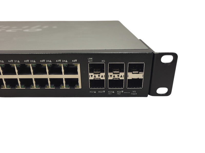 Cisco SG500X 48MP- 48 Ports 10/100/1000 with 4-Port 10-Gigabit POE+  $