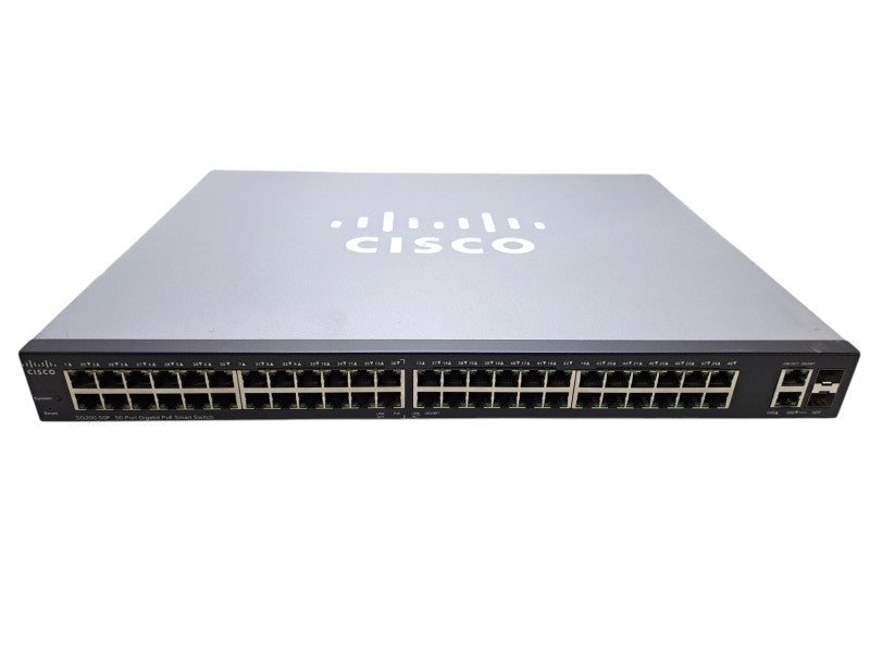 Cisco SG200-50P | 50-Port Gigabit PoE Smart Network Switch | 2x SFP