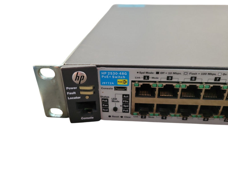 HP 2530-48G PoE+ Switch 48 Port Gigabit Ethernet PoE+ 4x 1G SFP Port - J9772A !
