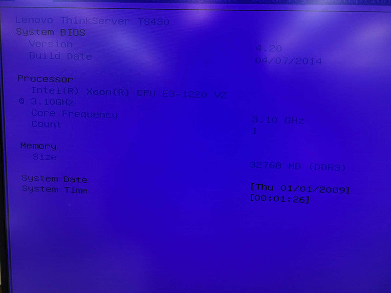 Intel Xeon E3-1220 v2 Lenovo Ts430 MB mATX (CPE-SX31200) 32GB DDR3 (READ) %