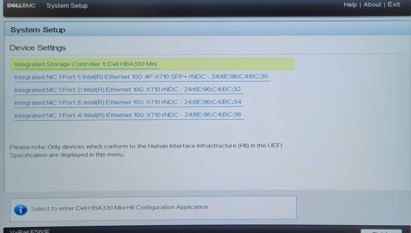 Dell PE VXRAIL E560F 2x Xeon Gold 5118 2.30GHZ 32GB DDR4 HBA330 Mini READ _