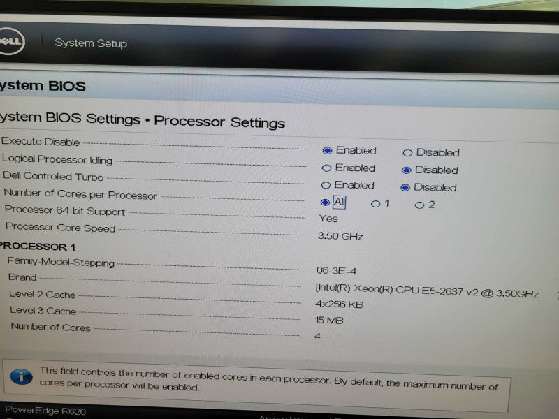 Dell PowerEdge R620 Xeon E5-2637 v2 64GB DDR3 PERC H710P Mini 2x 750W PSU %