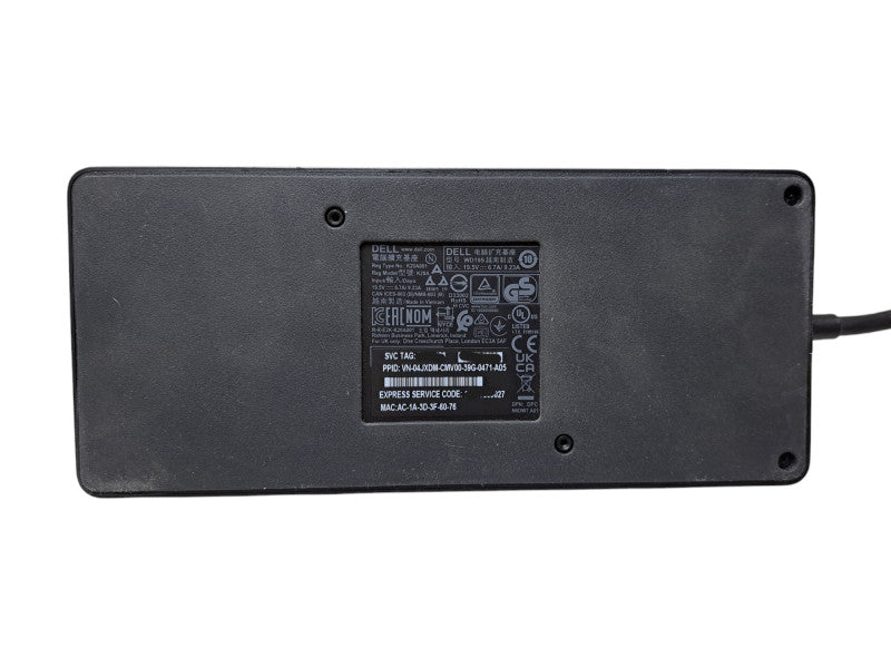 Dell WD19S K20A USB-C Docking Station w/ 130W AC Adapter