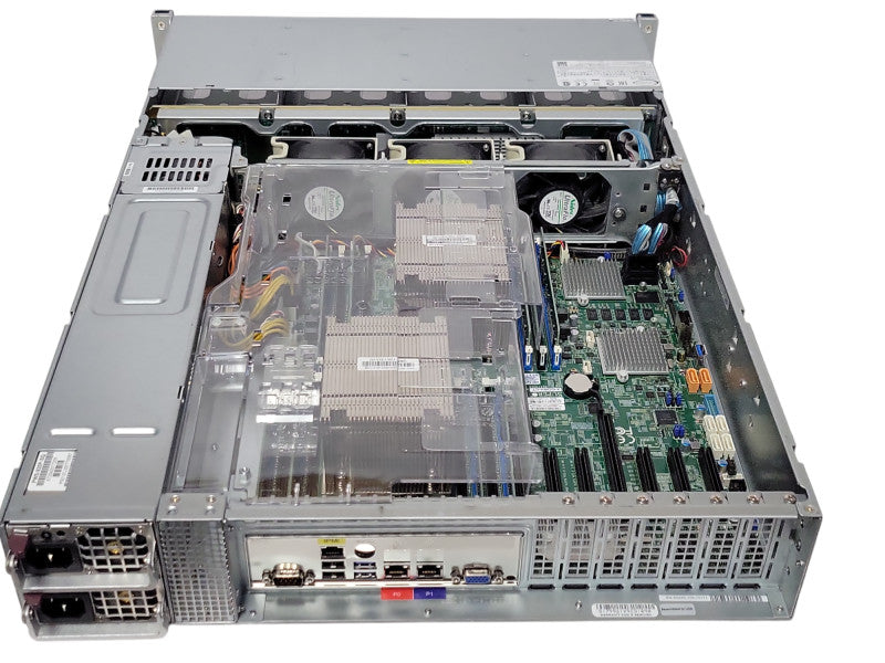 Supermicro X10DRH-C/i 2x Xeon E5-2620v4 2.10GHz 64GB DDR4 2x PSU Avago MR3108 _