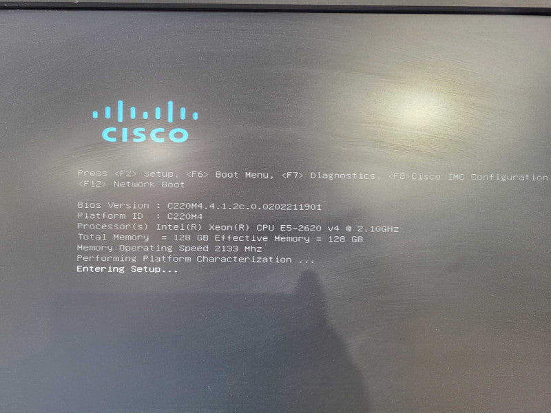 Cisco UCS C220 M4 1U 8x2.5", 2x Xeon E5-2620 v4 1.90GHz, 128GB DDR4 !