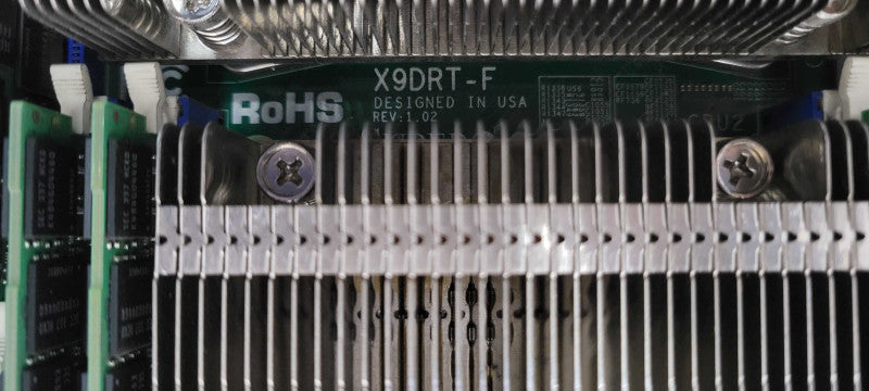 Supermicro 809-12, 2x X9DRT-F 2x Xeon E-5-2690V2 256GB RAM no PSU, READ _