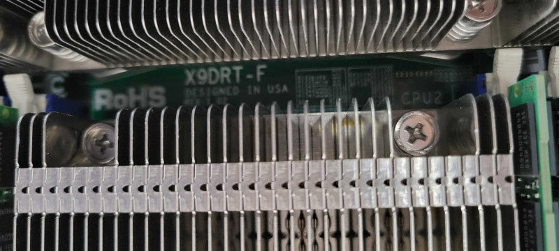 Supermicro 809-12, 2x X9DRT-F 2x Xeon E-5-2690V2 256GB RAM no PSU, READ _
