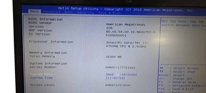 Gaming Asus Laptop i7-4700HQ CPU| 16GB RAM| GTX 765M|250GB SSD| No Battery , READ