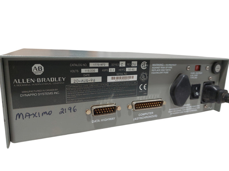 Allen-Bradley Data Highway Communication Interface  =