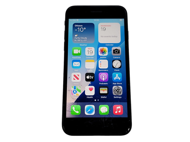 Apple iPhone SE 2 - 128GB - Black [A2275 | Read] (